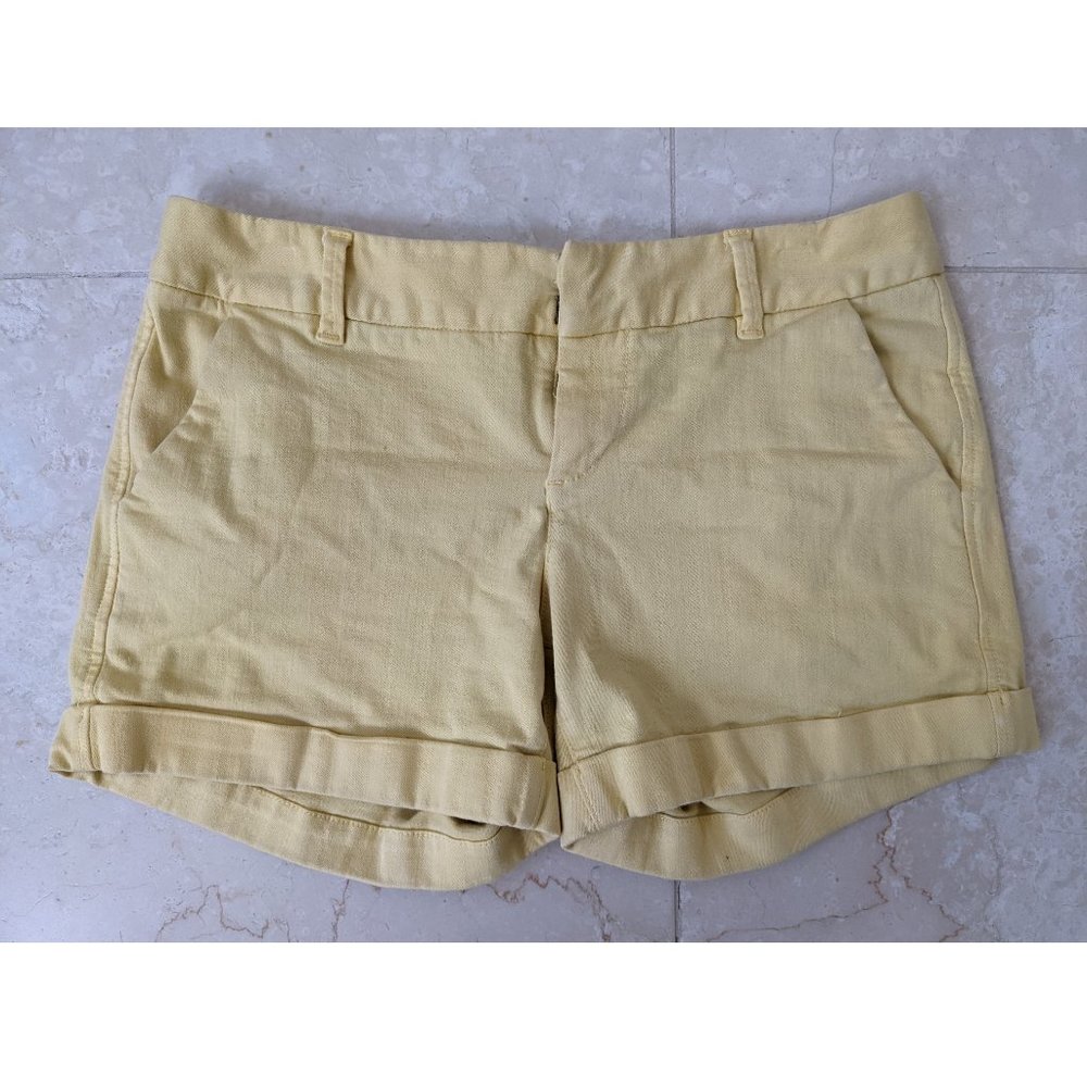 Dear John Yellow Finnegan Cuffed Short Size 6